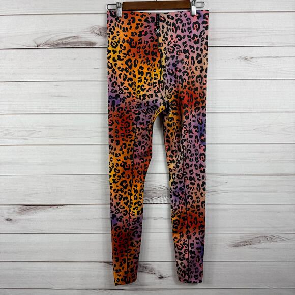Savage X Fenty Animal‎ Print High Waisted Leggings Bright Colors Women's Large - Picture 2 of 8